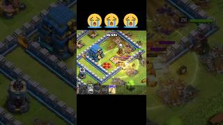 Silly Mistake Make TOWN HALL DOMAIN 😱 coc clashofclan games videogames supercell townhall [upl. by Annaliese763]