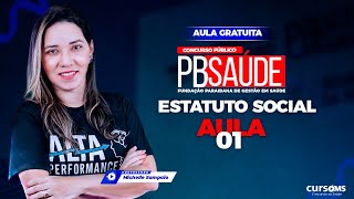 PB SAÚDE  Estatuto Social  AULA 1 [upl. by Retrop]