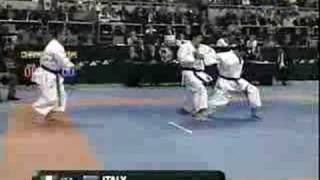 WKF World Karate Championships 04 Team Kata [upl. by Livvyy]