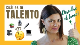 Cómo Descubrir tu TALENTO NATURAL en 3 Pasos  el TRUCO💡 que te Ayudará a Encontrarlo [upl. by Elleivad]