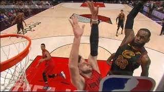 LeBron James Thunderous Poster Jam From All Angles [upl. by Grieve]