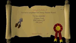 07 OSRS Sheep Shearer quest guide in UrduHindi by Mudassirulsilam goursi [upl. by Eliathan]