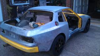 porsche 944  how to make one riviera blue restoration [upl. by Oigile]