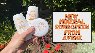 NEW Avène Mineral Sunscreens Demo and Review [upl. by Ignatia]