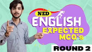 Most Expected MCQSs of NED Round 2  Ned entry test preparation  Ned admission 2022 [upl. by Ylro829]