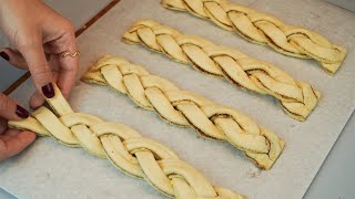 They will disappear in a minutes Super Easy Puff Pastry Dessert Recipe [upl. by Vijar]