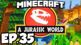 Jurassic World Minecraft Modded Survival Ep35  SACRIFICIAL DINOSAURS Rexxit Modpack [upl. by Nortna]