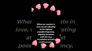 Gods Freq5 The Frequency of love shortsyoutube [upl. by Dobrinsky488]