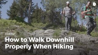 How to Walk Downhill  Hiking [upl. by Yla]