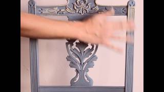 Quick Annie Sloan Gilding Wax tutorial [upl. by Ylhsa]