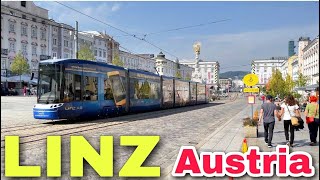 Linz Austria visiting in September 4K UHD [upl. by Ayanal]