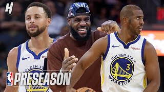 Los Angeles Lakers vs Golden State Warriors  Full Game Highlights  2023 NBA Preseason [upl. by Lokkin]