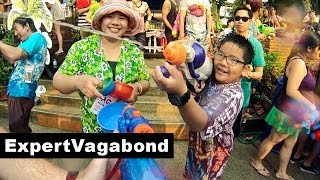 SONGKRAN WATER FESTIVAL  Chiang Mai Thailand [upl. by Broderic862]