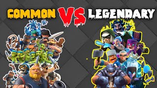 Common Vs Legendary 10 vs 10Clash Royale Olympics Who will win [upl. by Margaretha]