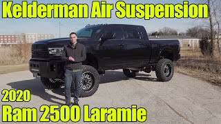 LIFTED 2020 Ram 2500 Laramie 56quot Kelderman Air Suspension Lift Kit Review amp How to buy [upl. by Ynatsyd307]