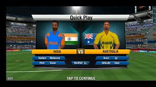 2nd T20 India Vs Australia Full Match Highlights World Cricket Championship 2 Gameplay [upl. by Eceinwahs]