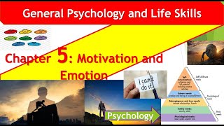 General Psychology Chapter 5 Motivation and Emotion [upl. by Emse989]