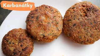 SmazĚŚeneĚ CizrnoveĚ Placky nebo KarbanaĚtky  Vegan [upl. by Flaherty191]