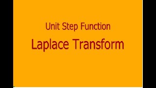 Unit Step Function Laplace TransformGYMAT101 Group BampCS1 module3 MAT102 S2 Module 4 Part14 [upl. by Xuaeb]