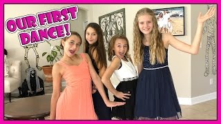 KAYLAS FIRST SCHOOL DANCE  GIRLS SLEEPOVER  We Are The Davises [upl. by Anama]