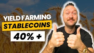 High Return Stablecoin Yield Farming  Crypto Passive Income [upl. by Ayoted]