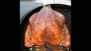 How To Smoke A Turkey On The Weber Kettle [upl. by Emolas]