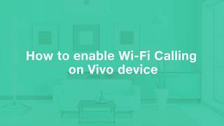 How to Setup WiFi Calling on your Vivo Smartphone  Reliance Jio [upl. by Irafat864]