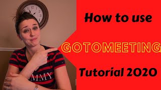 GoToMeeting Gotomeeting Tutorial Video Conferencing 2020 [upl. by Ynar933]