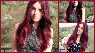 Rote Haare tönen  deutsch  Umstyling Directions I Luisa Crashion [upl. by Aihsercal]