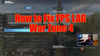 Warzone 4 How to Fix Low FPS [upl. by Renell]