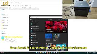 Aiyin IP 348A Thermal Receipt Printer Driver Installation Via USB Cable amp Setting [upl. by Hbahsur]