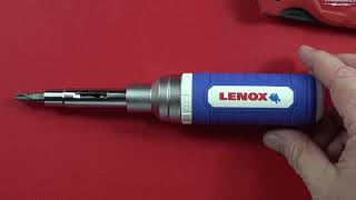 Lenox Ratcheting Screwdriver review [upl. by Rana]