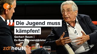 ExMinister Baum Müssen das Grundgesetz verteidigen  Markus Lanz vom 25 Juli 2024 [upl. by Anialem]