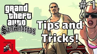 GRAND THEFT AUTO SAN ANDREAS TIPS AND TRICKS 1 [upl. by Eusadnilem]