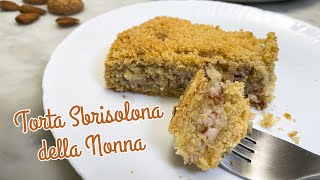 Torta SBRISOLONA della Nonna torta facile e veloce agli amaretti e mandorle [upl. by Yesnyl]