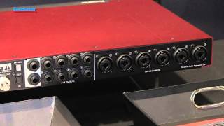 Focusrite Scarlett 18i20 USB Audio Interface Overview  Sweetwater at Winter NAMM 2013 [upl. by Esekram]