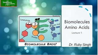 Amino acids and structures Lehninger Summary Series Lecture  1 IITJAM CSIR ICMR GATB [upl. by Wes]