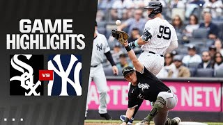 White Sox vs Yankees Game Highlights 51824  MLB Highlights [upl. by Filmore638]