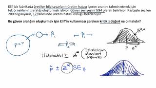 Belirli Bir Güven Seviyesi İçin Kritik Değer z Matematik Olasılık ve İstatistik [upl. by Orran]