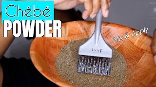 Chebe Powder the Traditional Way  How to Mix amp Apply for Length Retention  HIGHLY REQUESTED [upl. by Legnalos]