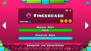 Geometry Dash  Level 21 Fingerdash All Coins [upl. by Sine732]