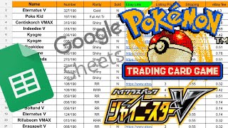 Creating a Pokemon TCG Spreadsheet For Your Business [upl. by Kostival]