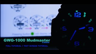 CASIO GShock GWG 1000  GWG 2000 Mudmaster FULL Tutorial  Test Mode Tutorial  Free Instructions [upl. by Ayouqes]