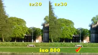 Panasonic Lumix TZ30 ZS20 comparison test video with the TZ20 ZS10 [upl. by Anyk]