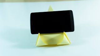 Soporte para Celular de Papel  Origami [upl. by Emersen]