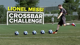 LIONEL MESSI CROSSBAR CHALLENGE  testing Messis accuracy [upl. by Nekial]