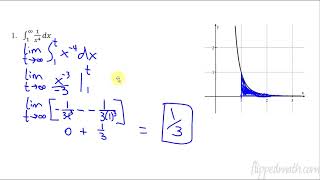 Calculus BC – 613 Evaluating Improper Integrals [upl. by Pallaten304]