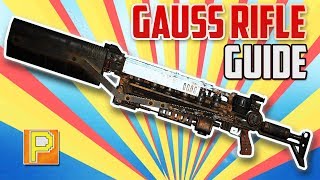 Fallout 76  Gauss Rifle  Best Energy Weapon  RARE WEAPON GUIDE [upl. by Warren]