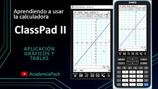 📊ClassPad 2 Tutorial 17  Gráficos y Tablas Cómo graficar en la classpad🎲 [upl. by Acinnod127]