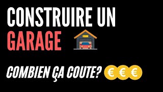 Comment Calculer le Prix de la Construction dun Garage  Devis en Ligne [upl. by Irot]